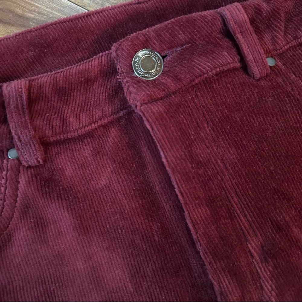 GRACE AND LACE HAPPY PANT CORDUROYS - WINE. Size 12 - Picture 3 of 9